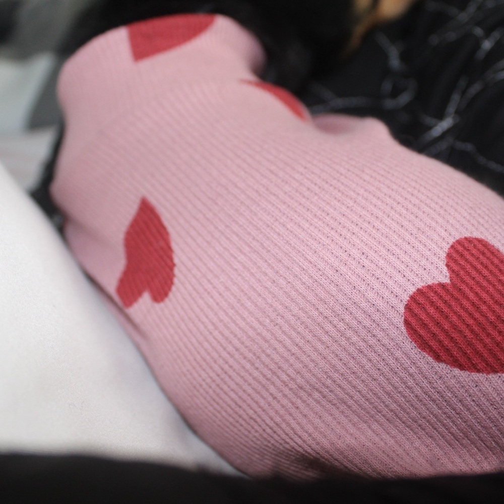 Dog heart sweater